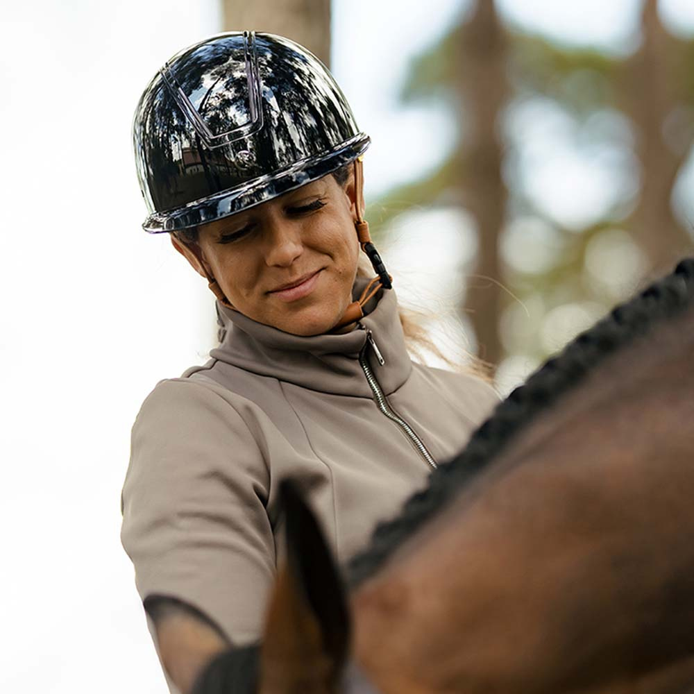 Ridehjelm HS MIPS Vision Shiny Gem Svart