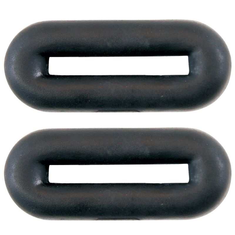 Martingalstopper Rubber 2-pack Svart
