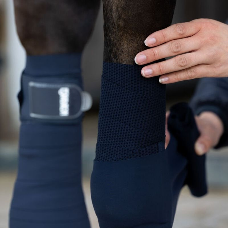 Bandasjer Softshell Mesh Marineblå