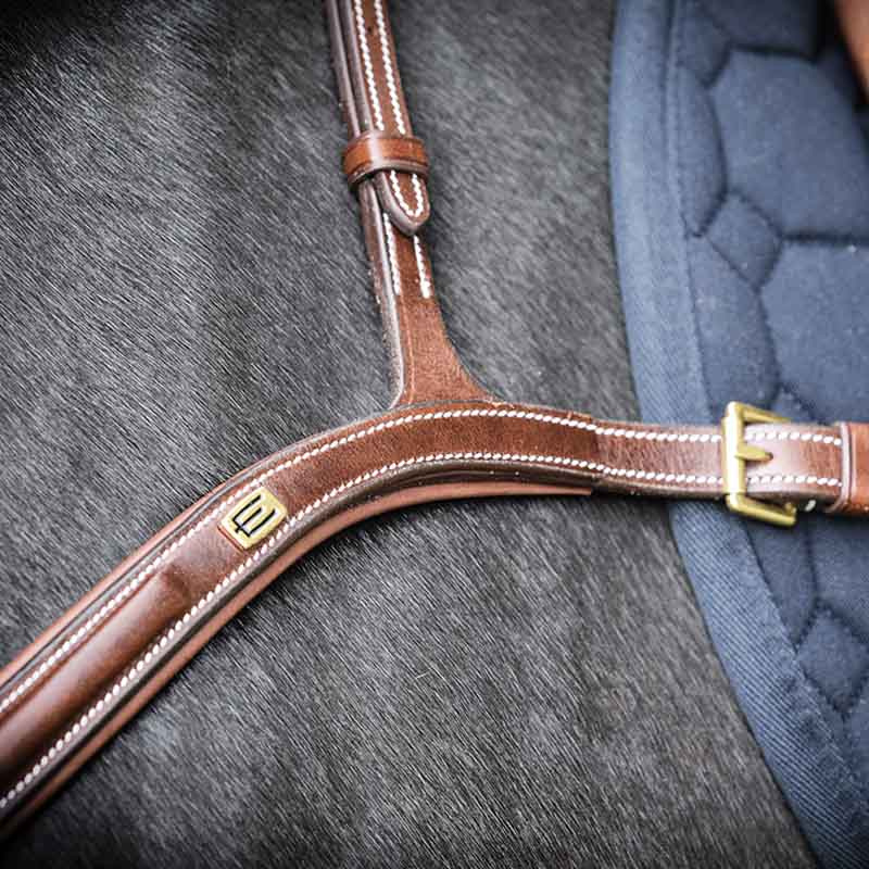 Fortøy E-Logo Brun/Messing