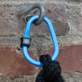 Karabinkrok Safety Lock 2-pk Blå Karabinkrok Safety Lock 2-pk Blå