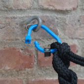 Karabinkrok Safety Lock 2-pk Blå Karabinkrok Safety Lock 2-pk Blå