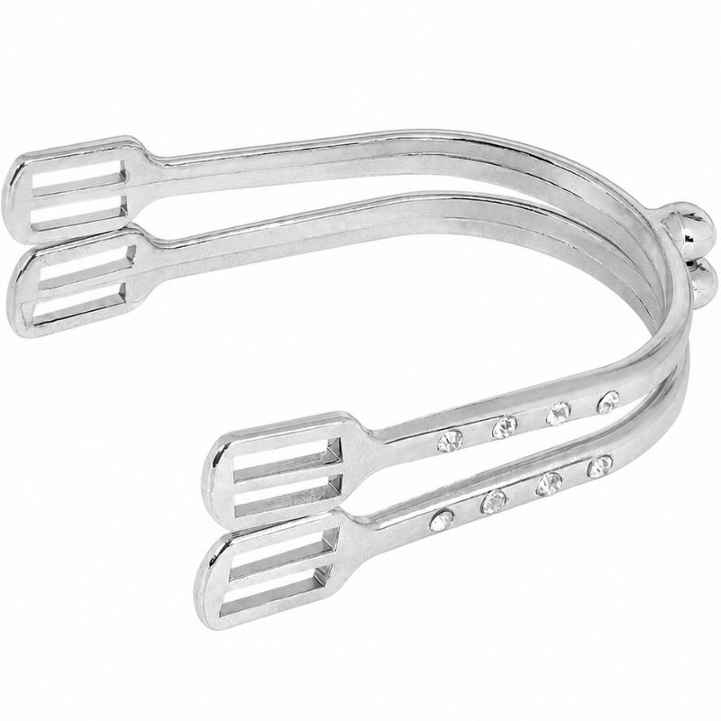 Sporer med Remmer Crystal Hvit/Sølv