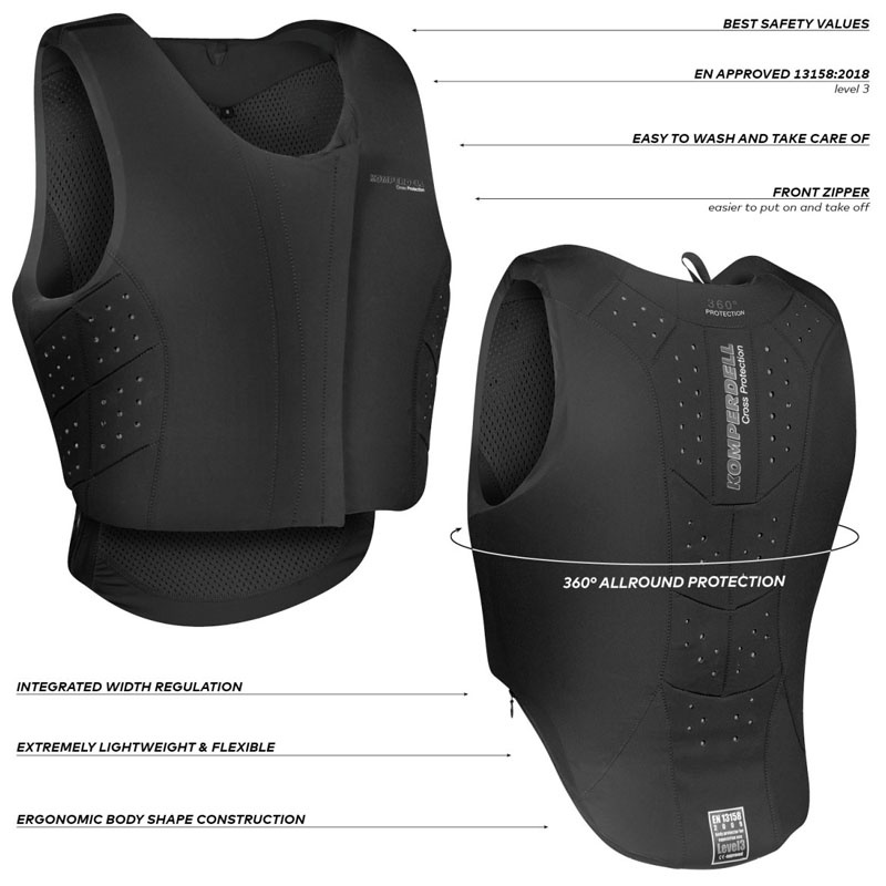 Sikkerhetsvest Regular Fit Svart