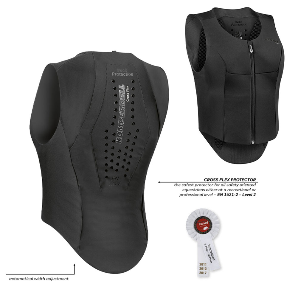 Ryggbeskytter Ballistic Flex Fit Slim Svart/Sølv