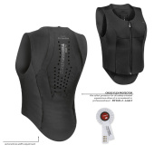 Ryggbeskytter Ballistic Flex Fit Slim Svart/Sølv Ryggbeskytter Ballistic Flex Fit Slim Svart/Sølv