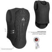 Ryggbeskytter Barn/Junior Ballistic Flex Fit Champion Svart/Sølv Ryggbeskytter Barn/Junior Ballistic Flex Fit Champion Svart/Sølv