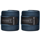 Bandasjer Work Bandage Elastisk/Fleece 2-pk Marineblå Bandasjer Work Bandage Elastisk/Fleece 2-pk Marineblå