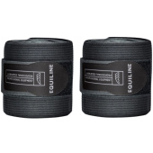 Bandasjer Work Bandage Elastisk/Fleece 2-pk Svart Bandasjer Work Bandage Elastisk/Fleece 2-pk Svart