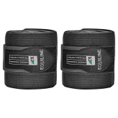 Bandasjer Work Bandage Elastisk/Fleece 2-pk Svart Bandasjer Work Bandage Elastisk/Fleece 2-pk Svart