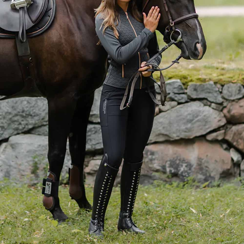 Ridebukse ES Dressage Elite Full Grip Black