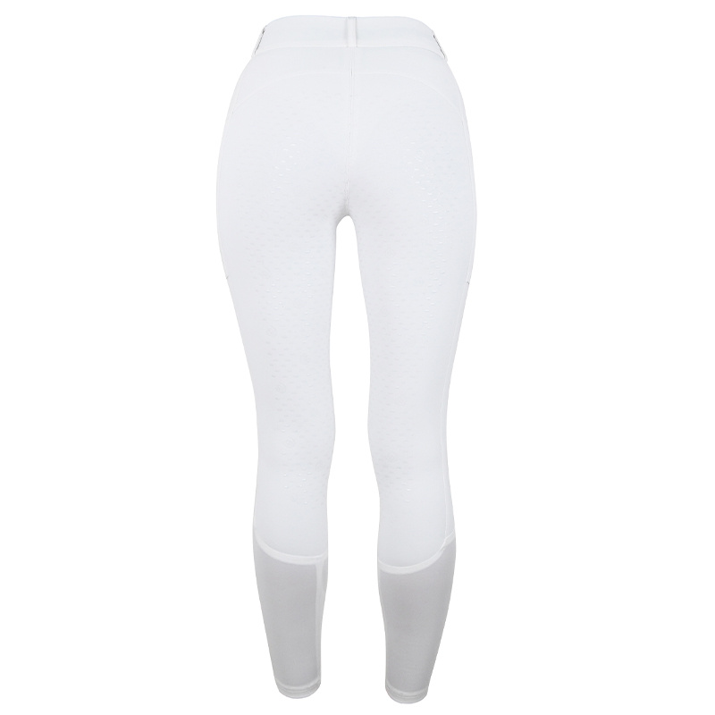 Ridebukse ES Dressage Elite Full Grip White Perfection