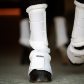 Treningsbeskyttere ES Faux Fur White Silver Treningsbeskyttere ES Faux Fur White Silver