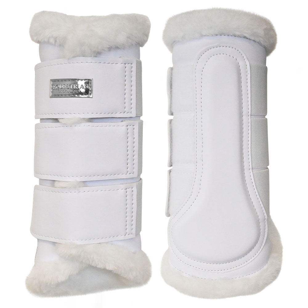 Treningsbeskyttere ES Faux Fur White Silver