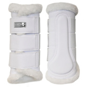 Treningsbeskyttere ES Faux Fur White Silver Treningsbeskyttere ES Faux Fur White Silver