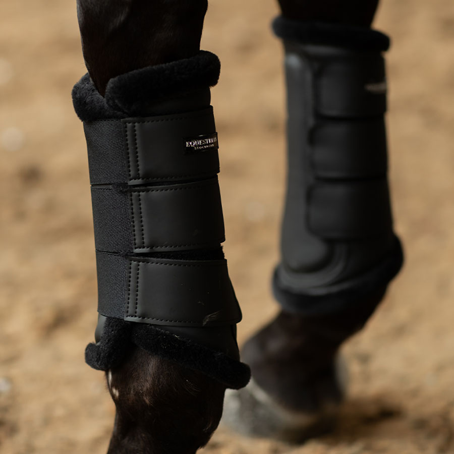 Treningsbeskyttere ES Faux Fur Black