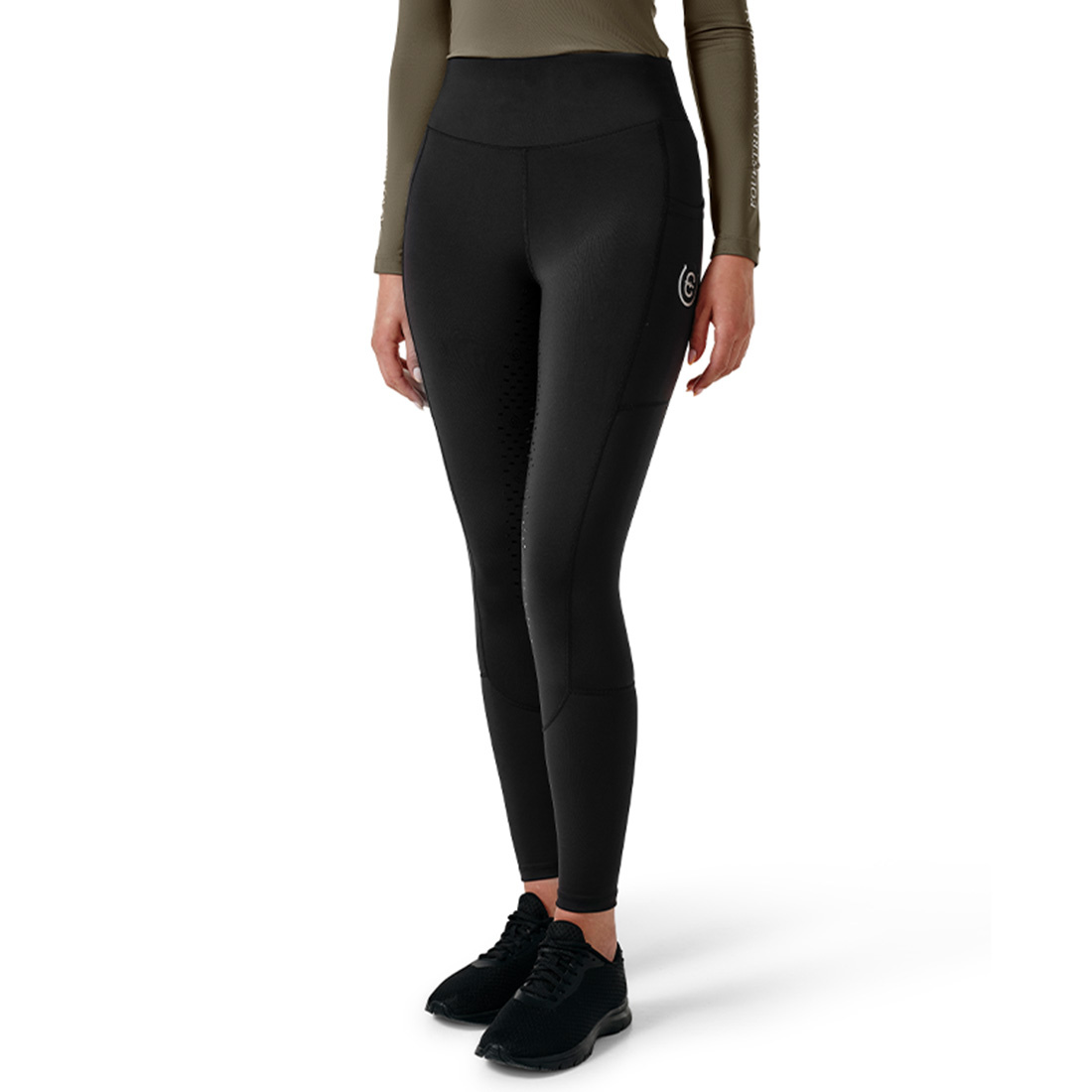 Ridetights ES Dressage Movement Full Grip All Black