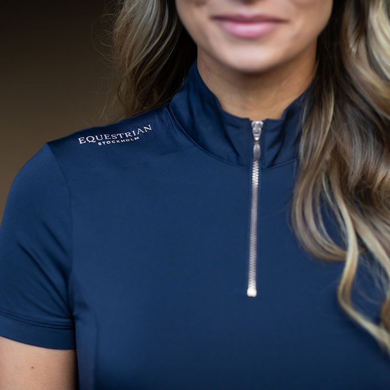 Treningstopp ES UV Protection Short Sleeve Midnight Blue