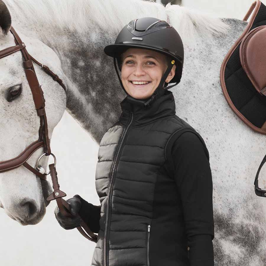 Ridehjelm MIPS Adele Wide Peak Svart