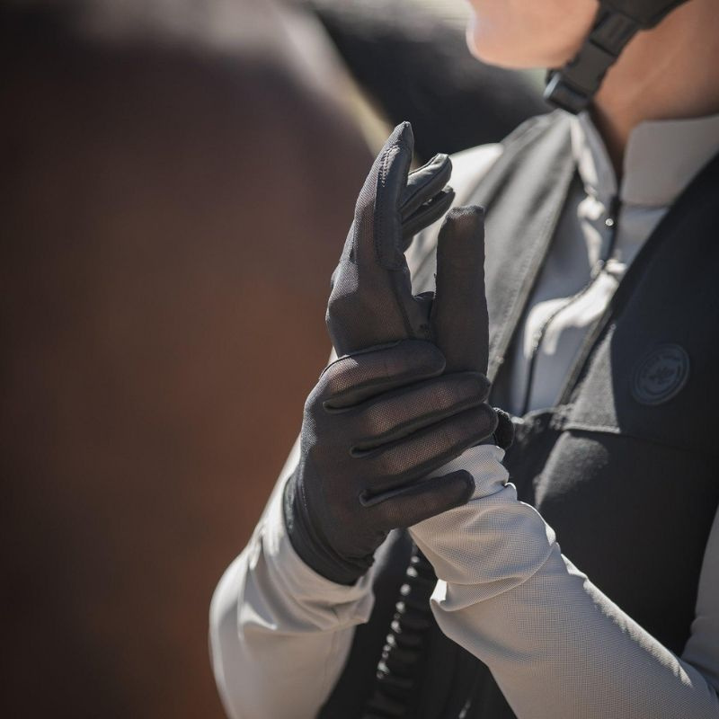 Ridehansker AirMesh Svart