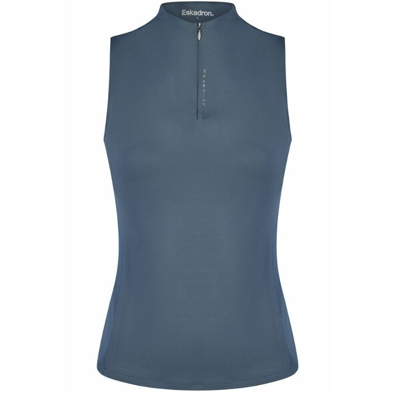 Ridetopp Tank Half Zip Classic Sports Grønn