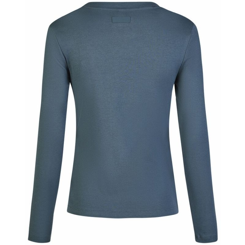 Topp Rib Longsleeve Classic Sports Grønn