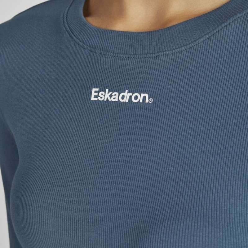 Topp Rib Longsleeve Classic Sports Grønn