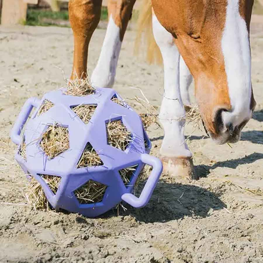 Høyball Relax Play & Hay Lilla