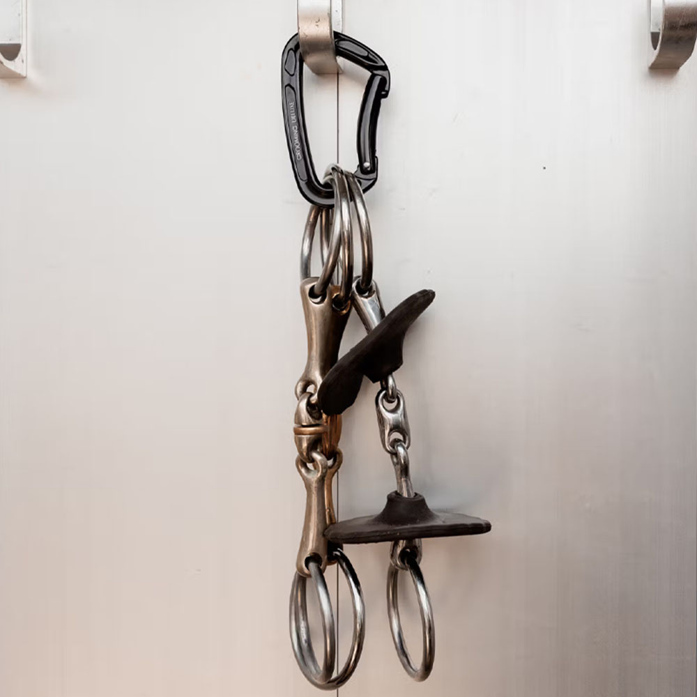 Opphengskrok Aluminiumn Safety Snap Svart
