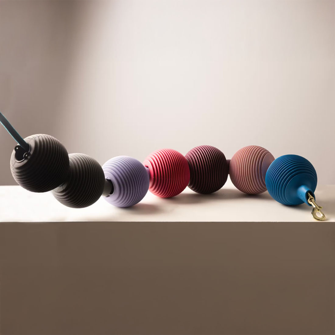 Gummiball Lead & Wall Protection Rubber Pro Svart