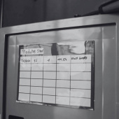 Tavle Show Board Magnetic Svart Tavle Show Board Magnetic Svart