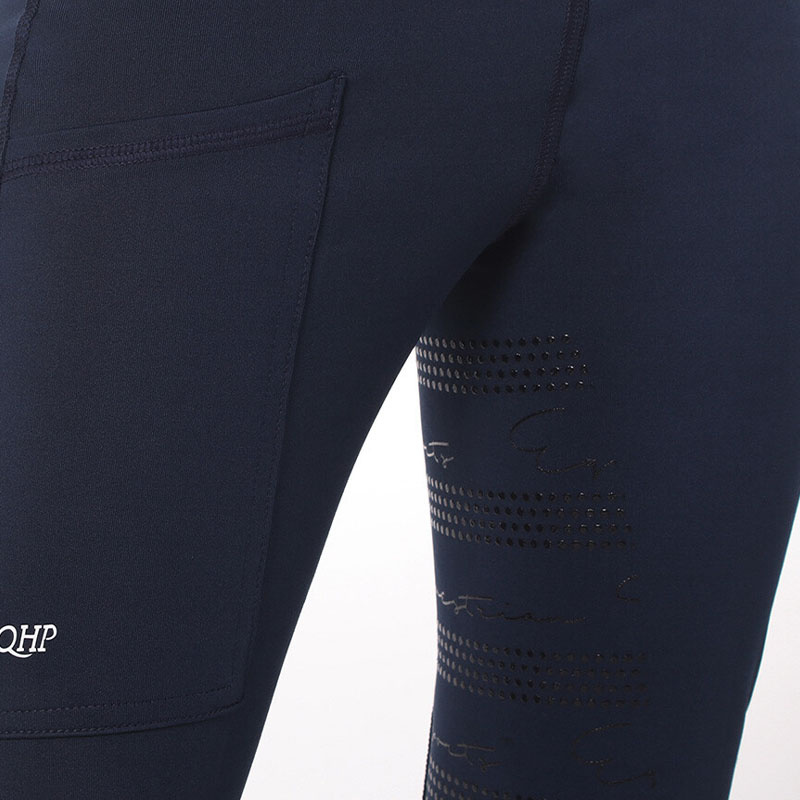 Ridebukse Barn/Junior Eden Helskinn Marineblå