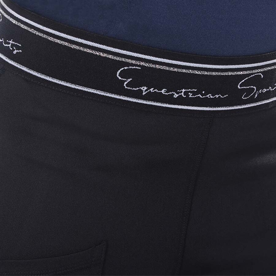 Ridebukse Barn/Junior Eden Helskinn Svart