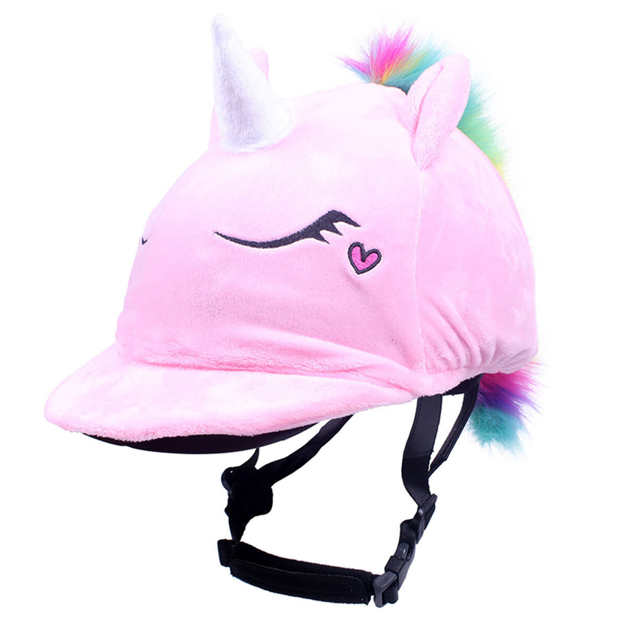 Hjelmoverdrag Unicorn Rosa
