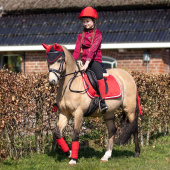 Hjelmoverdrag Halloween Devil Rød/Svart Hjelmoverdrag Halloween Devil Rød/Svart