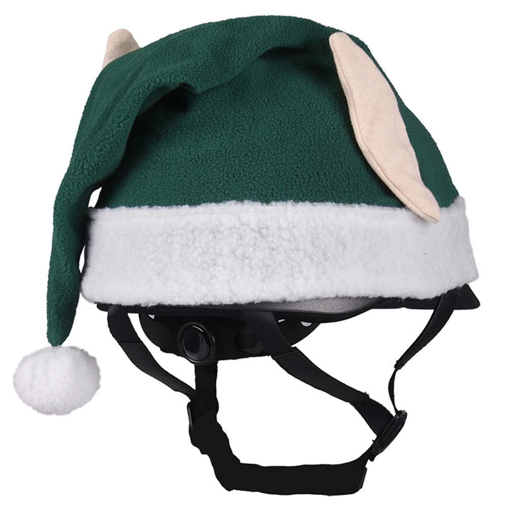 Hjelmoverdrag Christmas Elf Grønn
