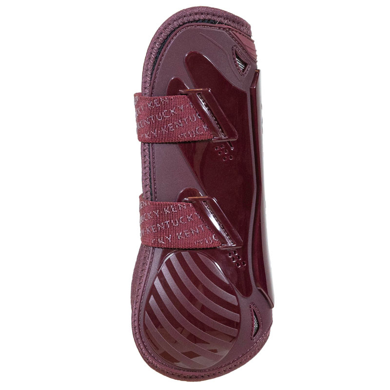 Senebeskyttere Bamboo Elastic Vinrød