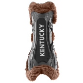 Senebeskyttere Vegan Sheepskin Bamboo Elastic Svart/Brun Senebeskyttere Vegan Sheepskin Bamboo Elastic Svart/Brun