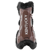 Senebeskyttere Vegan Sheepskin Bamboo Elastic Brun/Svart Senebeskyttere Vegan Sheepskin Bamboo Elastic Brun/Svart