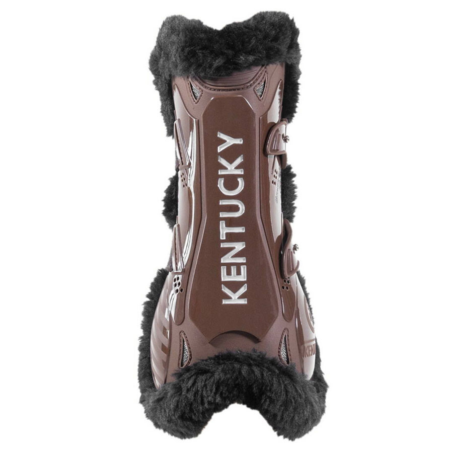 Senebeskyttere Vegan Sheepskin Bamboo Elastic Brun/Svart