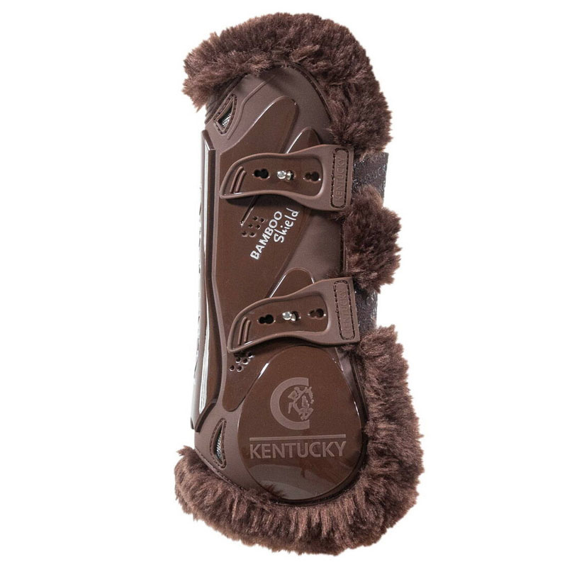 Senebeskyttere Vegan Sheepskin Bamboo Elastic Brun/Brun