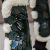 Senebeskyttere Vegan Sheepskin Bamboo Elastic Mørkegrønn Senebeskyttere Vegan Sheepskin Bamboo Elastic Mørkegrønn