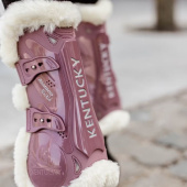 Senebeskyttere Vegan Sheepskin Bamboo Elastic Gammelrosa Senebeskyttere Vegan Sheepskin Bamboo Elastic Gammelrosa