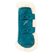 Senebeskyttere Vegan Sheepskin Bamboo Elastic Smaragdgrønn Senebeskyttere Vegan Sheepskin Bamboo Elastic Smaragdgrønn