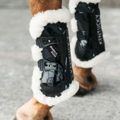 Senebeskyttere Sheepskin Bamboo Shield Svart Senebeskyttere Sheepskin Bamboo Shield Svart
