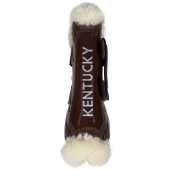 Senebeskyttere Vegan Sheepskin Velcro Brun Senebeskyttere Vegan Sheepskin Velcro Brun