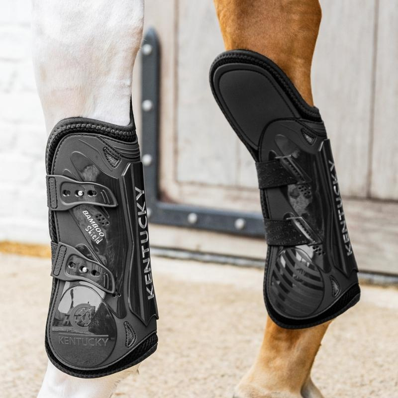 Belegg Bamboo Shield Elastic Knee Protection Svart