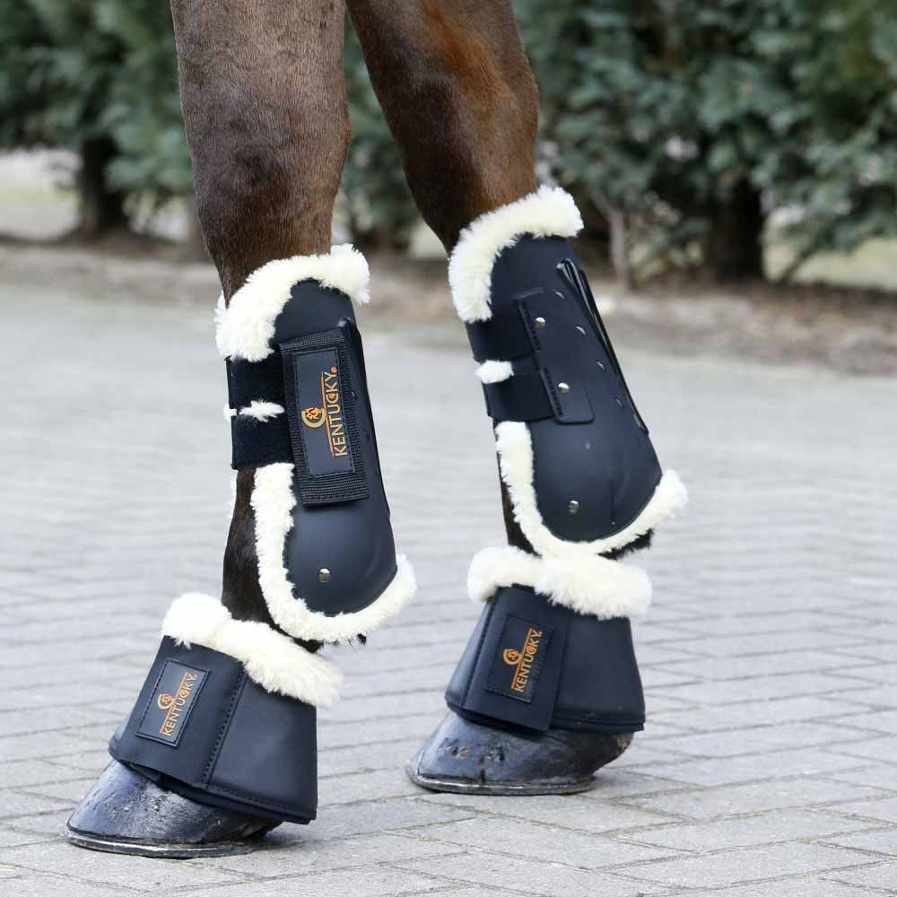Senebeskyttere Air Sheepskin Svart
