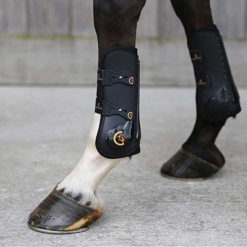 Senebeskyttere Elastic Svart