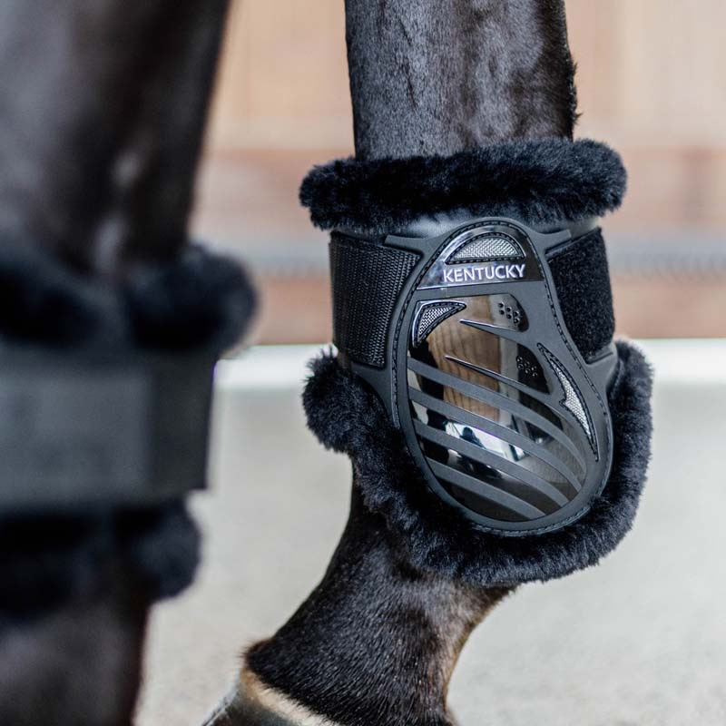 Stryksokker Young Vegan Sheepskin Svart/Svart